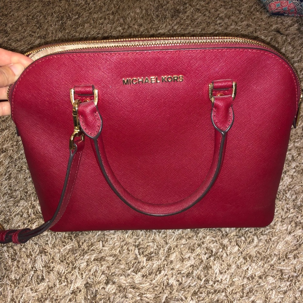 Michael Kors Red Medium Crossbody
